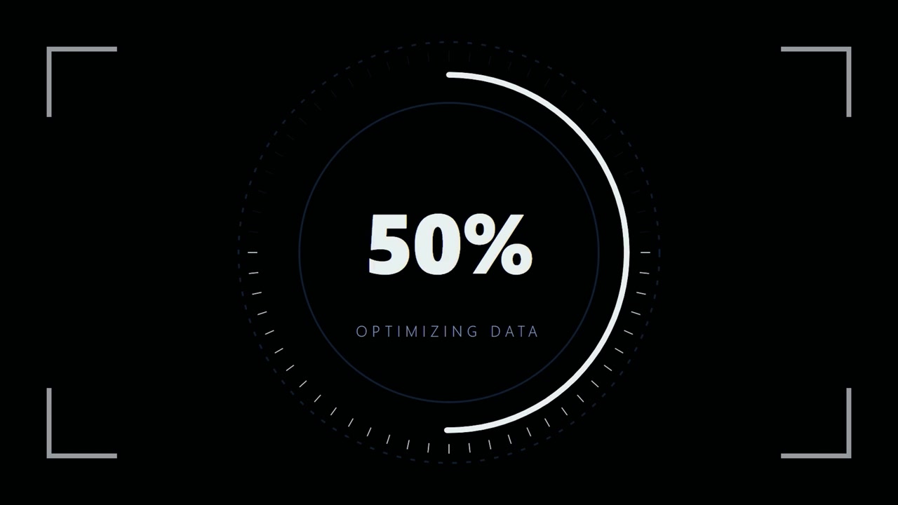 Digital Loading Progress Bar with Percentage Counter