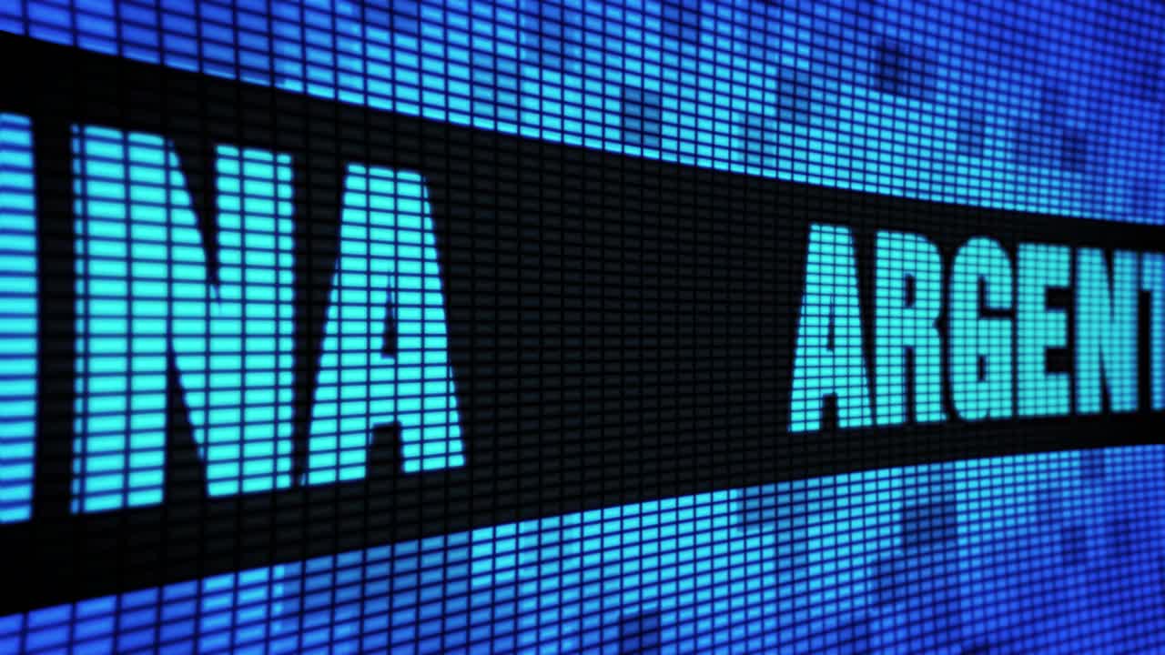 Argentina su display LED