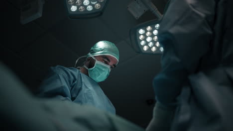 surgeon in operating room