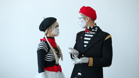 mime duo performance