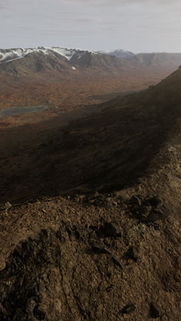 paisaje de montaña estéril