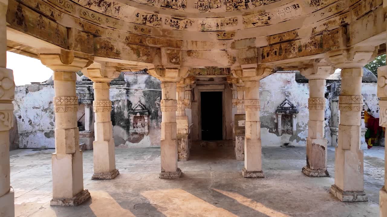 Mural Walls and Ancient Structure of Gori Temple, Nagarparkar, Pakistan