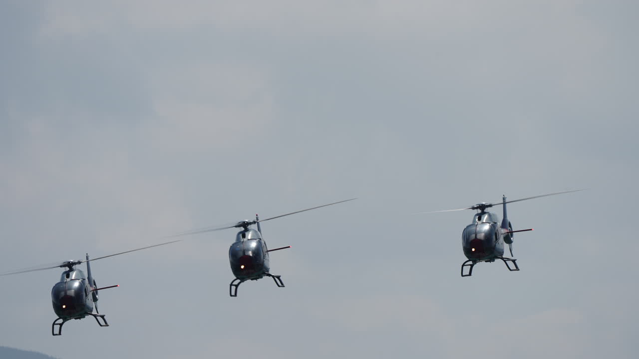 Helicopters in Flight