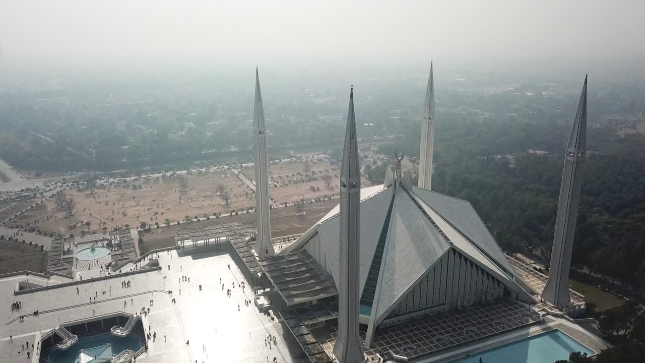 la mezquita de faisal, en pakistán