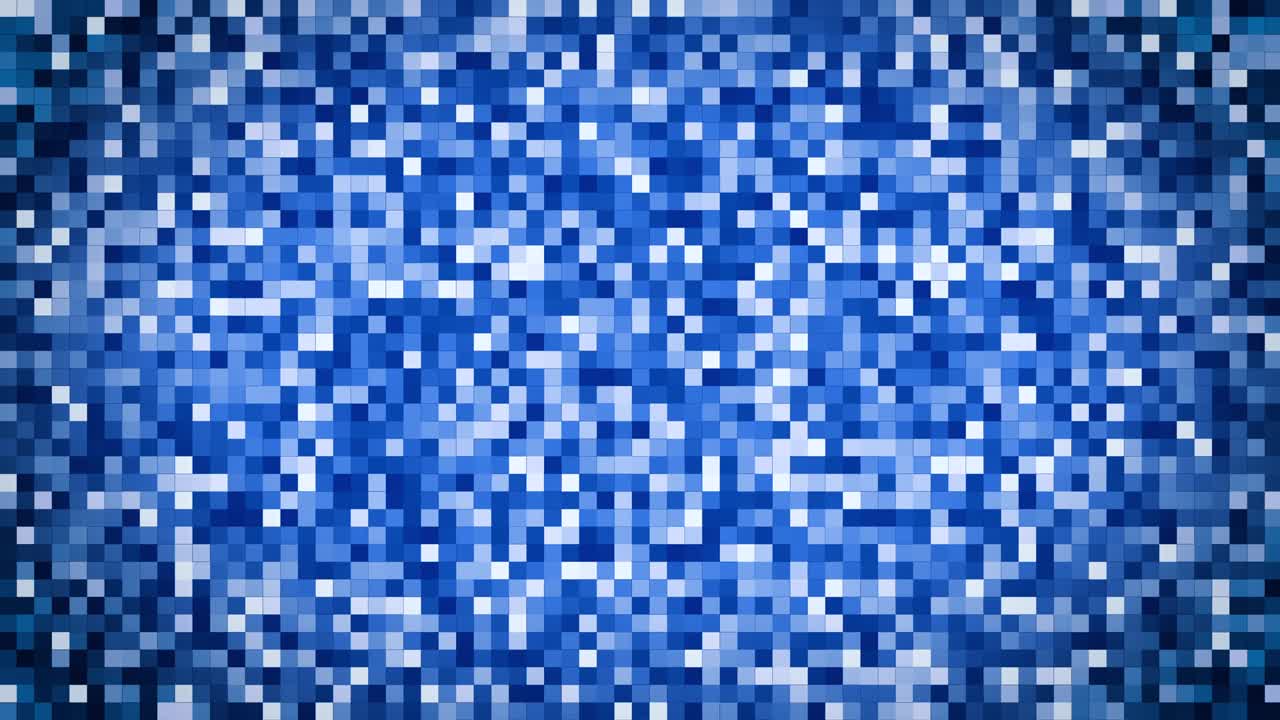 seamless abstract template with pixel grid of blue and aqua color. minimal trendy backdrop for copy space