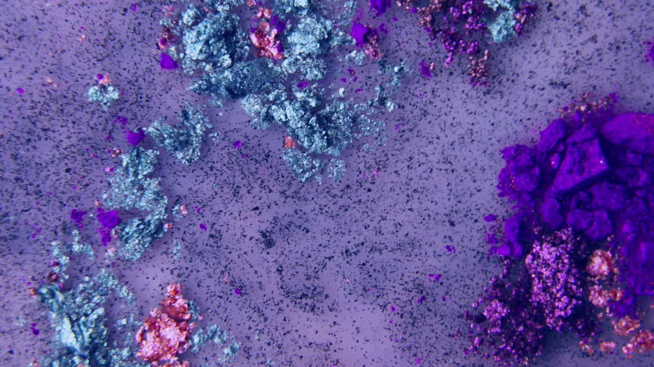 Colorful Makeup Pigment Texture