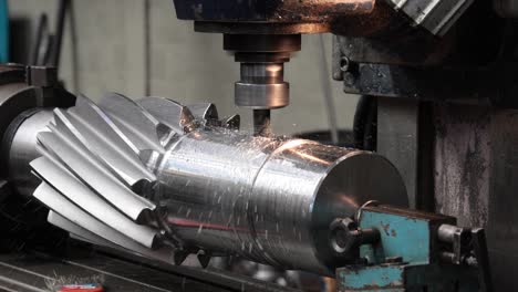 industria trabajo de engranajes de corte de máquinas de torno y fresado