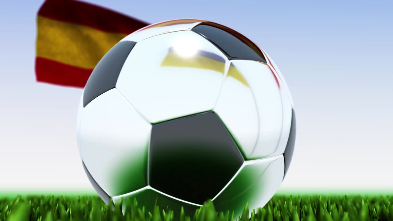 루핑 축구 공 우크라이나 vs 스페인