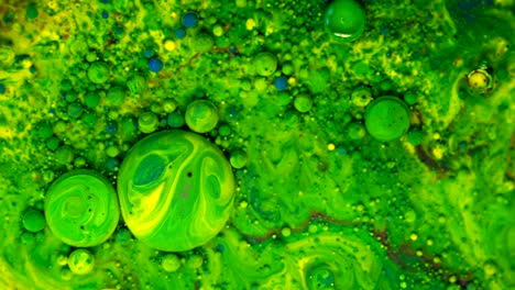 4k abstract liquid oil bubble background