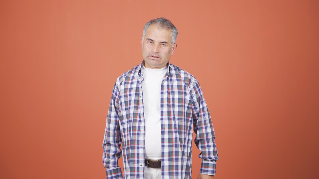 The man who sighs and puffs out of boredom.