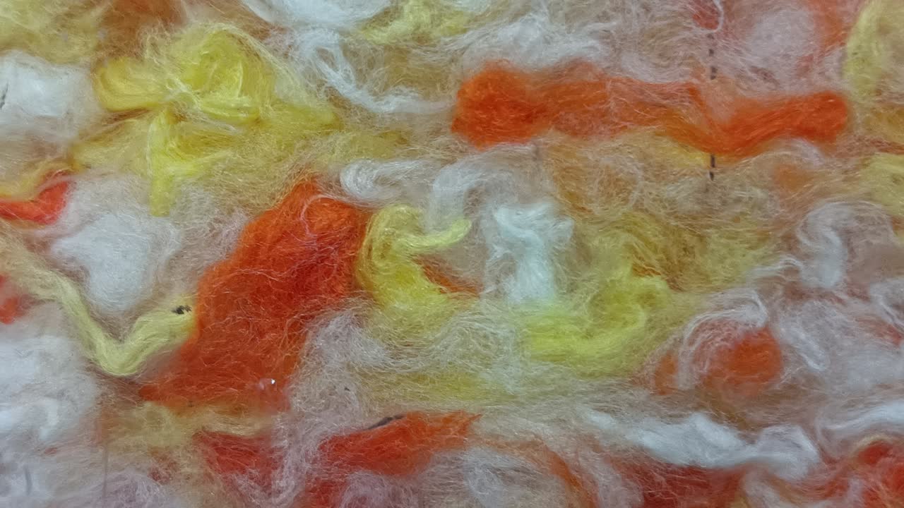 Cotton Fiber Background in Textile Fabric