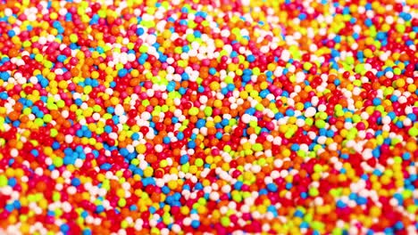 vibrant sprinkles cascade in a colorful display