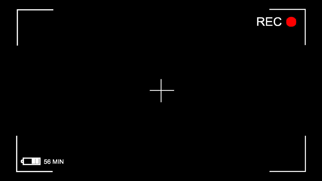 Camera Viewfinder Displaying Recording Mode