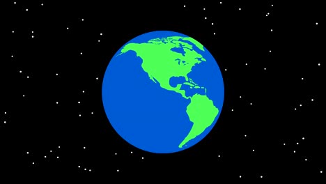 earth globe cartoon