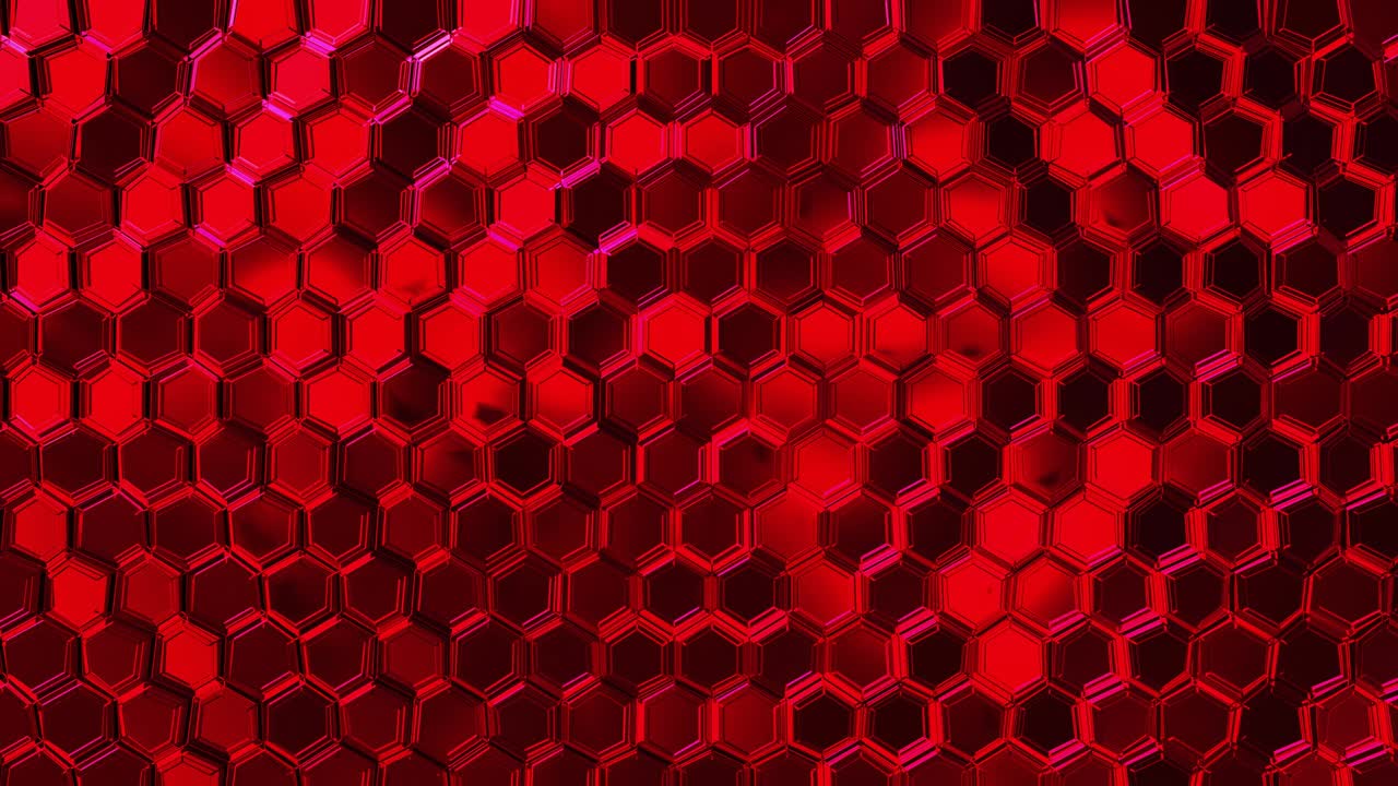 fondo con patrón de hexágonos parpadeantes