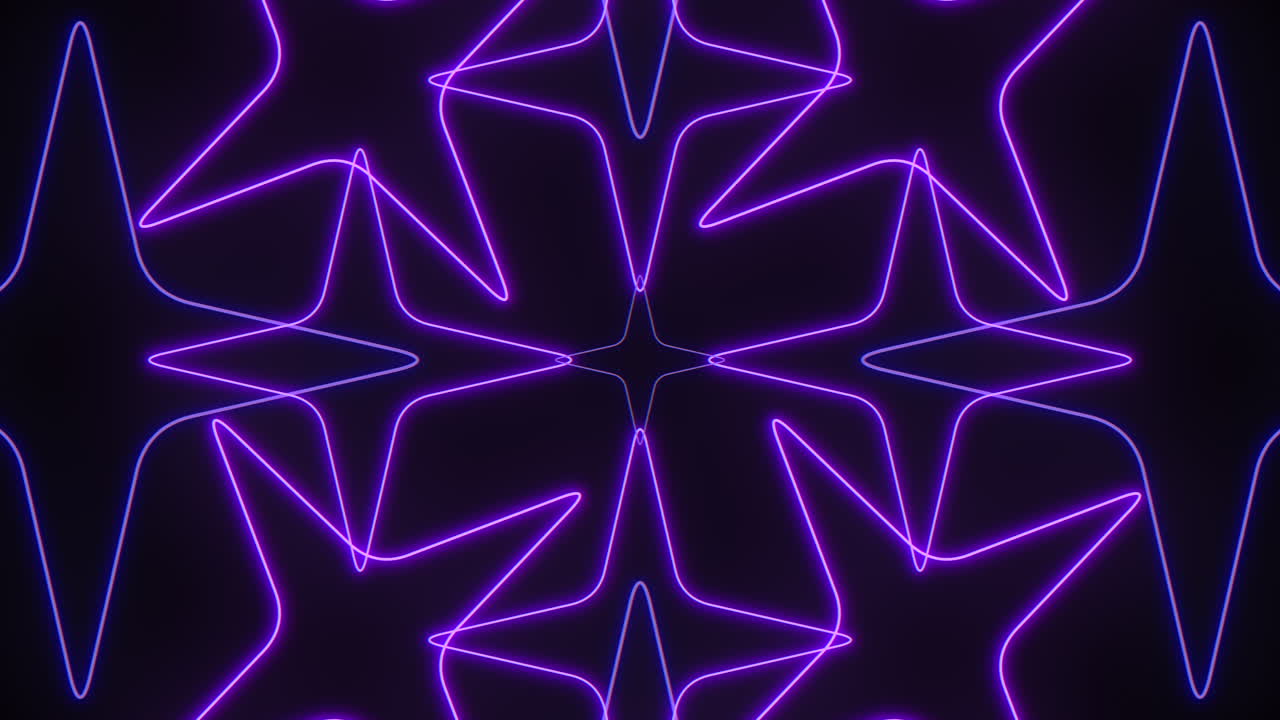 Neon purple stars pattern