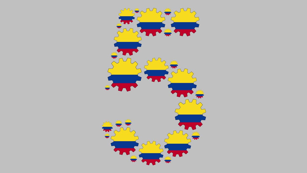 número cinco colombiano