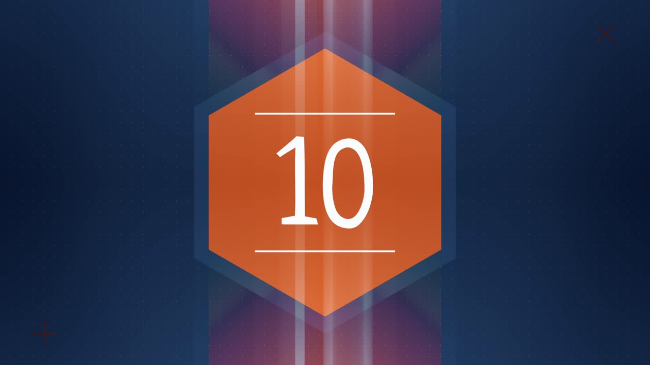 10까지 애니메이션 카운트다운