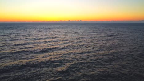 warm early morning beach sunrise