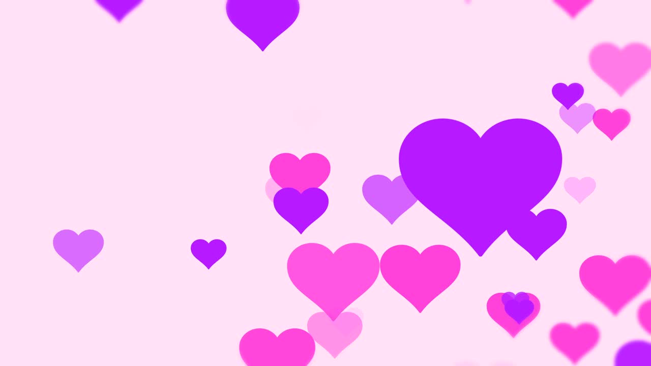 love Heart background valentines day pink purple