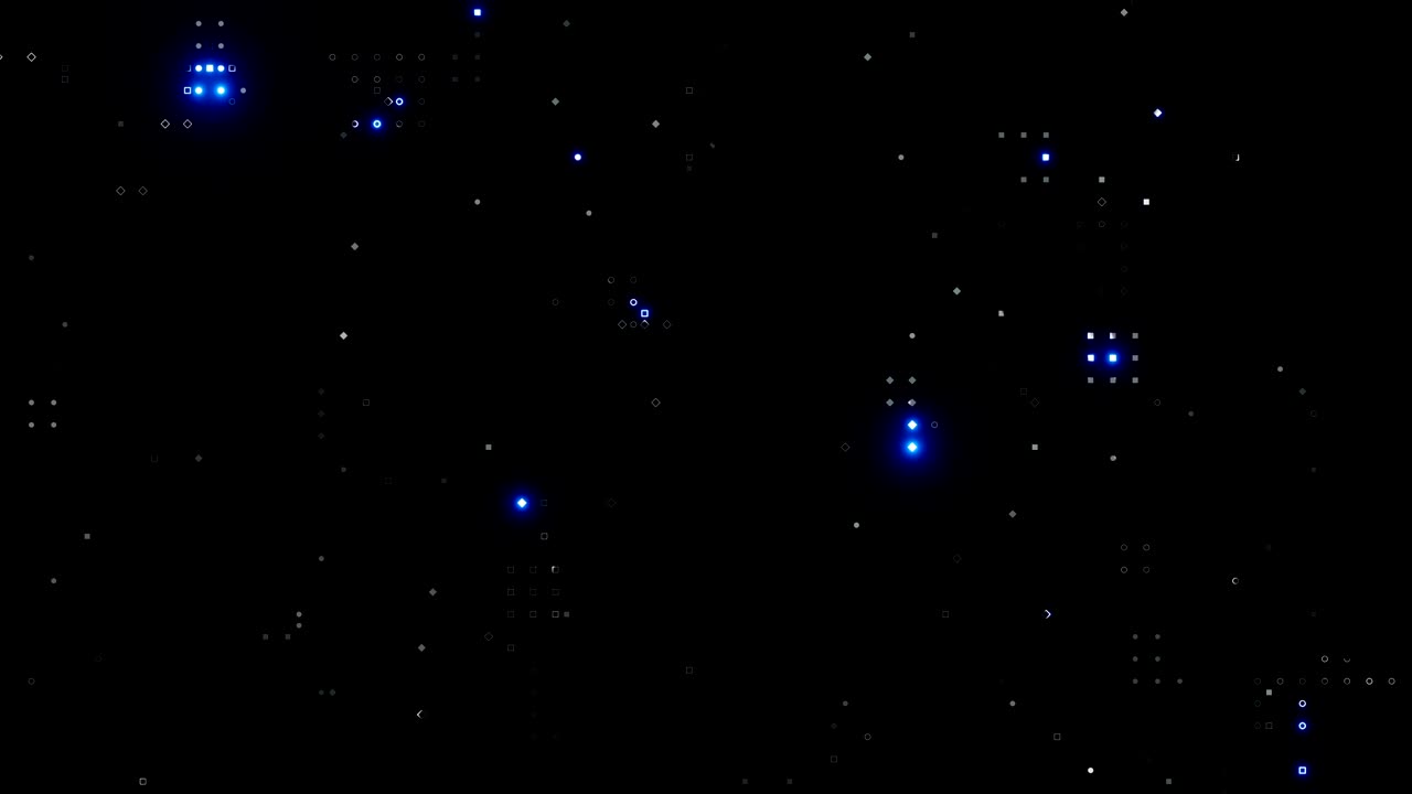 기술 점과 함께 디지털 배경. 밝은 플레어