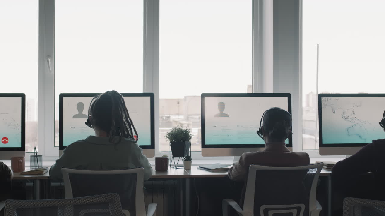 equipo de servicio remoto al cliente