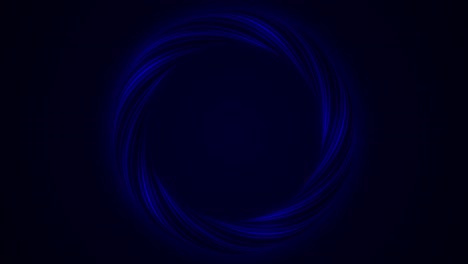 abstract blue spiral circle