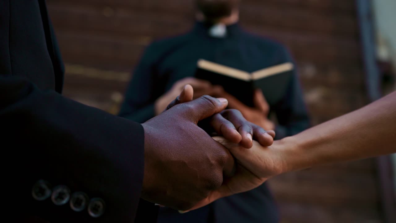 Interracial Wedding Ceremony