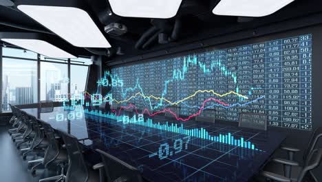 stok market exchange trading gambling concept computer graphics 4k video