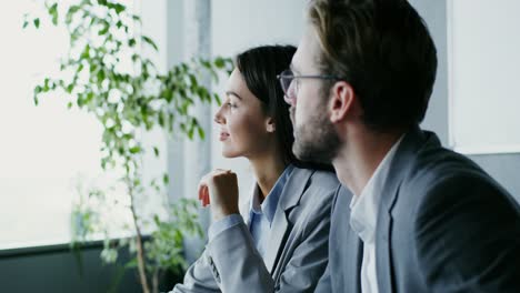 business meeting in modern office