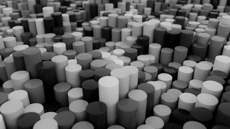 4K Abstract Cylinders.