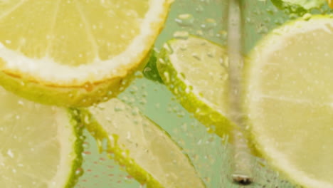 refreshing citrus & mint drink