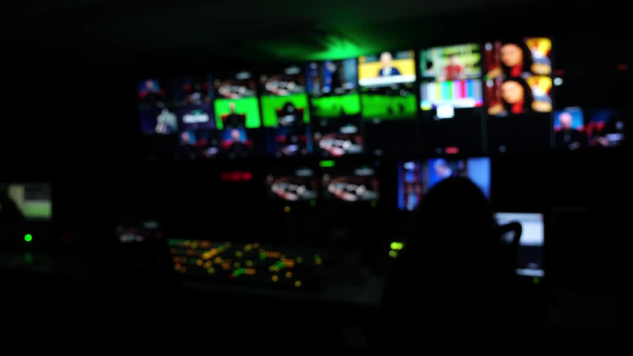 Newsroom Background for News Broadcasts