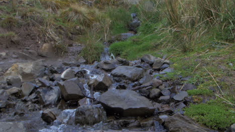 waterfall in scotland with a nice view on the landscape