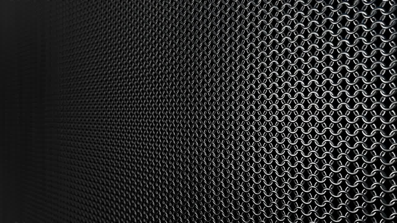 Chain armor metallic pattern background loop