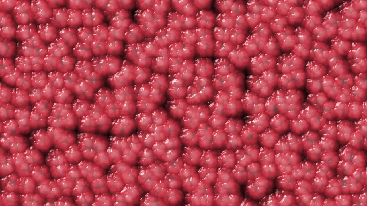 Red Abstract Cellular Texture Background