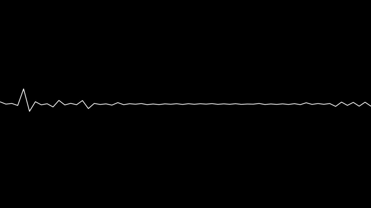 4K Simple black equalizer on white background. Motion graphic and animation background.