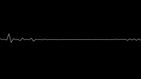 4k simple black equalizer on white background. motion graphic and animation background.