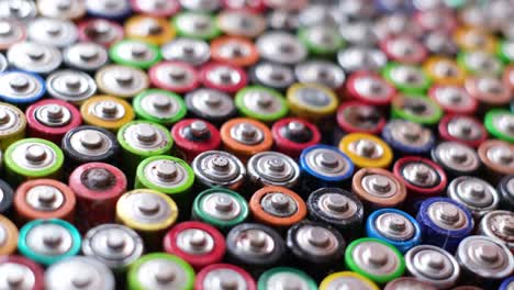 used batteries are hazardous to the environment used batteries are hazardous to the environment top view of multicolored used electric batteries