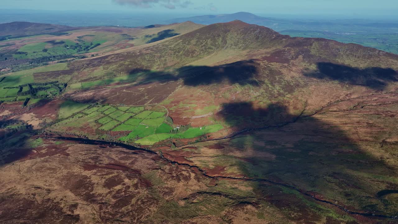 Epic Ireland Comeragh Mountains Waterford in autumn where farmlands meet the uplands