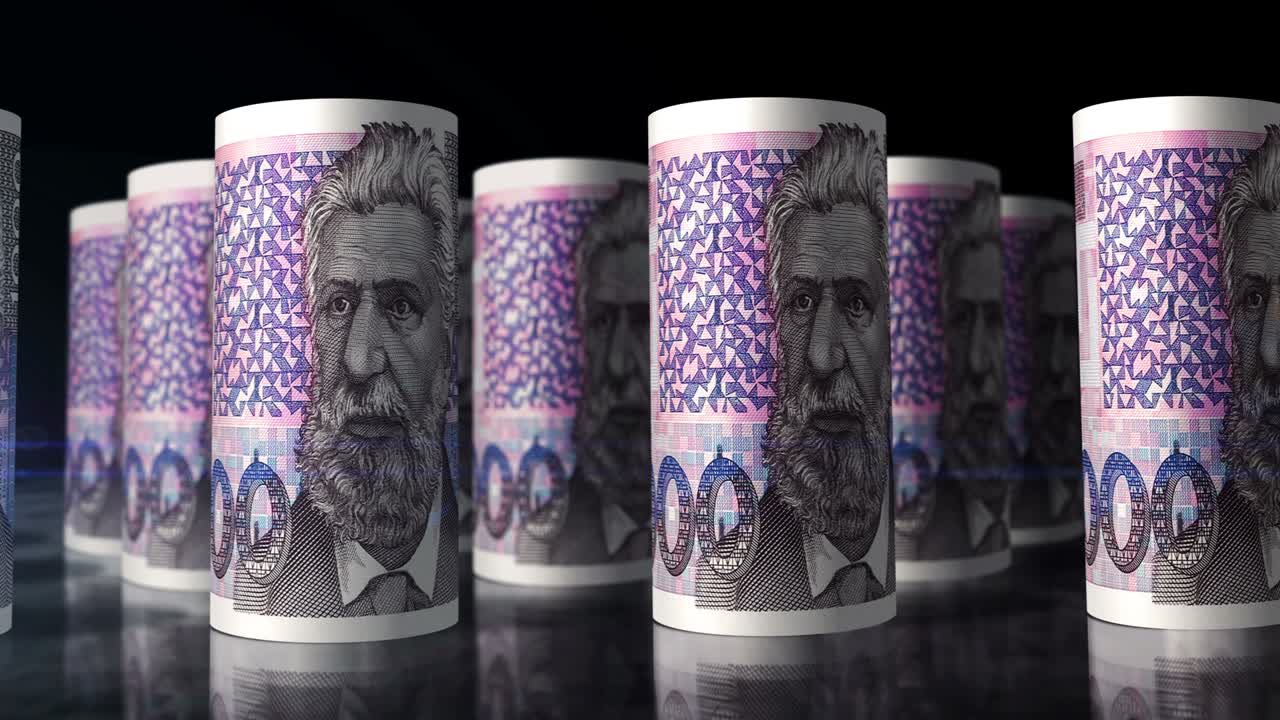 크로아티아 쿠나 (kuna) 드 롤