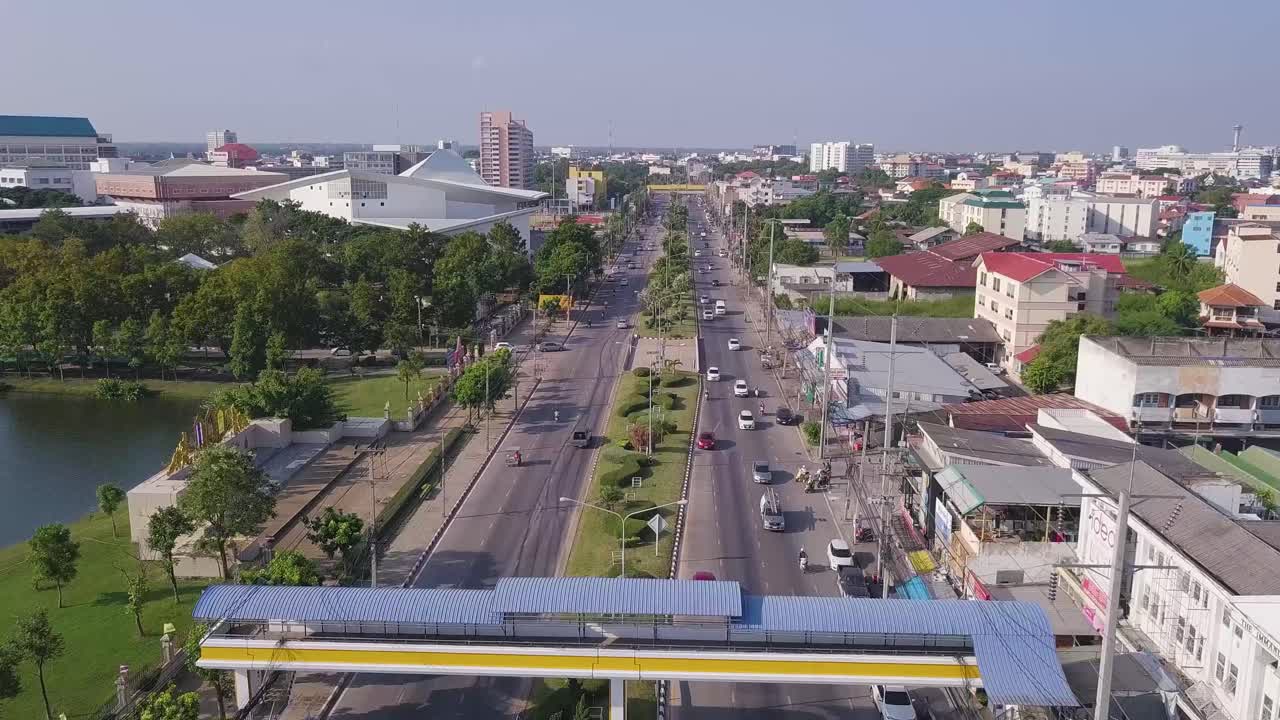 태국 도시의 고속도로
