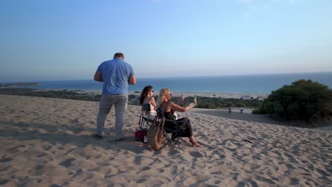 enjoying a peaceful evening at patara’s sand dunes, surrounded by nature’s beauty in turkey