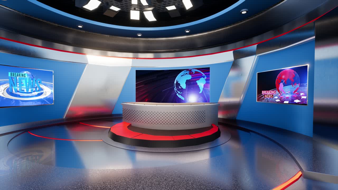 Noticias del estudio de televisión virtual 3D