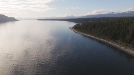 Una-Isla-Del-Golfo-En-Columbia-Británica-Canadá