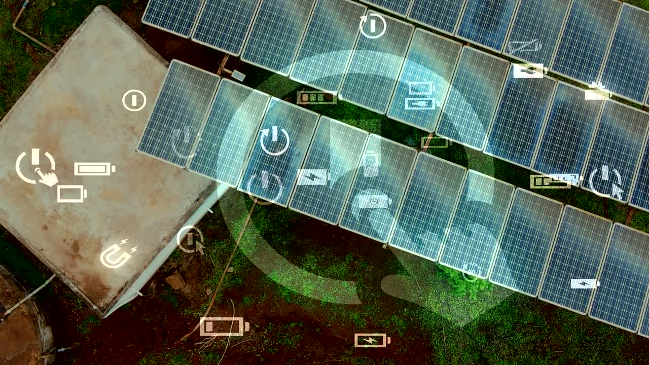 Solar panels- Climate change Paris agreement