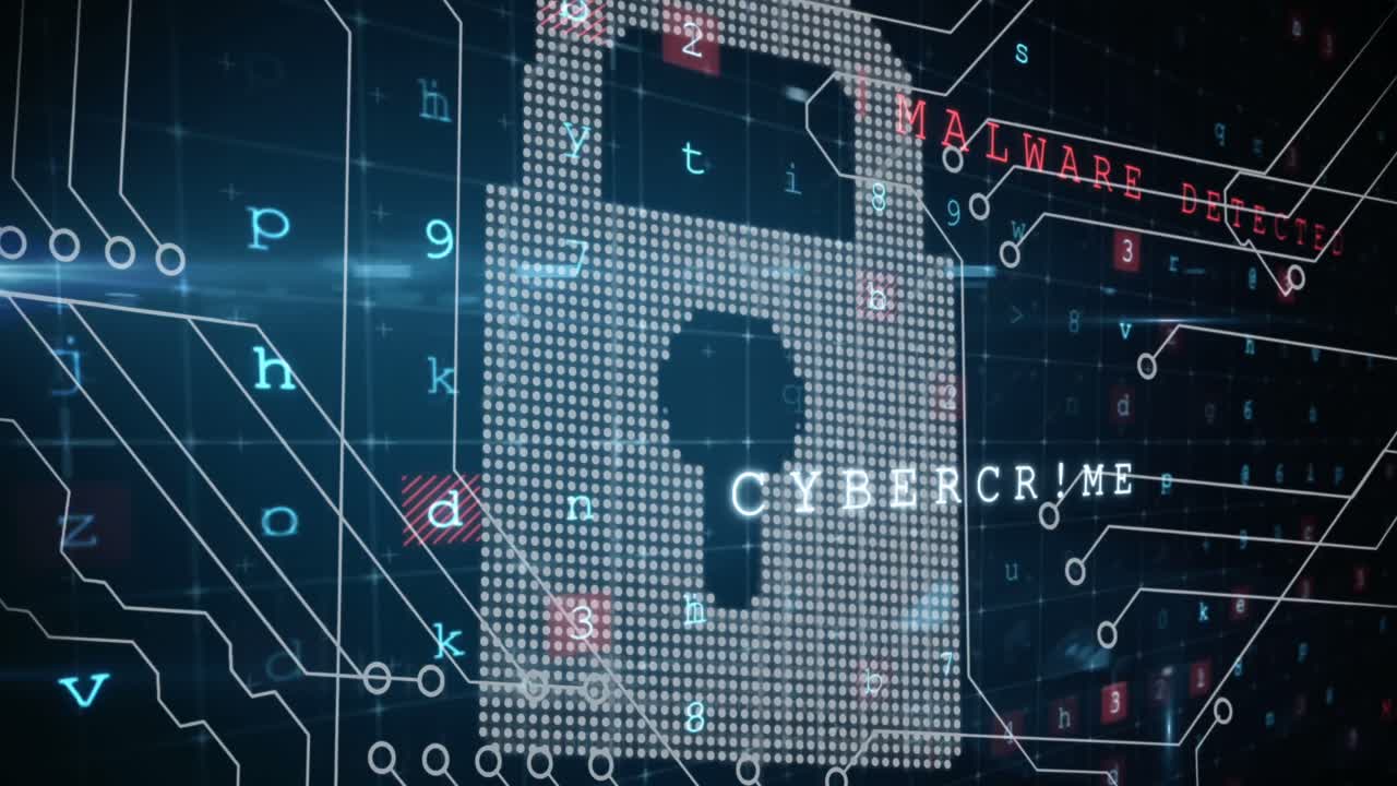 candado y contraseñas de seguridad 4k