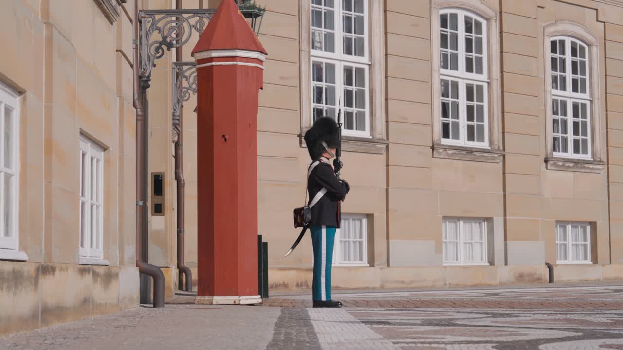Royal Guard at the Palace in Copenhagen, Denmark