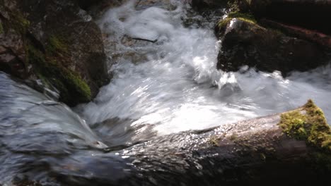 Closeup-on-Waterfall-of-Vallesinella-and-landscape,-Madonna-di-Campiglio,-Trentino-Alto-Adige,-Italy