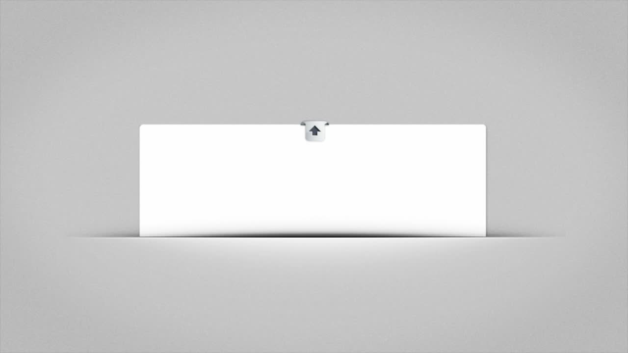 en corte de papel, página abierta, cierre, bucle, 4k